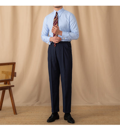 Camisa Ejecutiva de Puño Francés y Cuello Italiano - Image 13