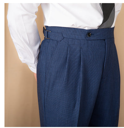 Pantalones Rectos de Cintura Alta Color Liso para Uso Diario - Image 22