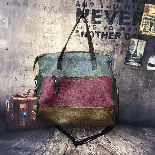 Bolsa Mensajera de Cuero Genuino Vintage con Acabado Cepillado - Image 37