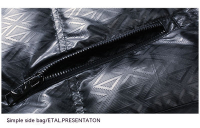 Chaqueta de Plumón para Hombre con Cuello Alzado y Mangas Tejidas - Image 39