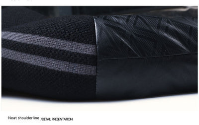 Chaqueta de Plumón para Hombre con Cuello Alzado y Mangas Tejidas - Image 40