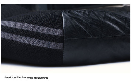 Chaqueta de Plumón para Hombre con Cuello Alzado y Mangas Tejidas - Image 40