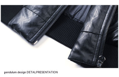 Chaqueta de Plumón para Hombre con Cuello Alzado y Mangas Tejidas - Image 41