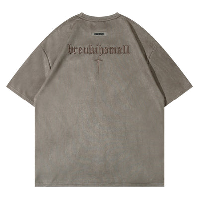 Camiseta Hombre Alfabeto Retro Bordado - Image 17