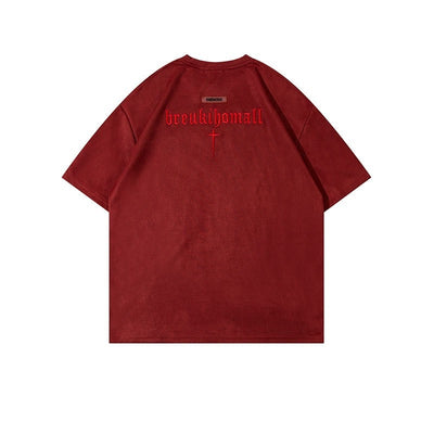 Camiseta Hombre Alfabeto Retro Bordado - Image 20
