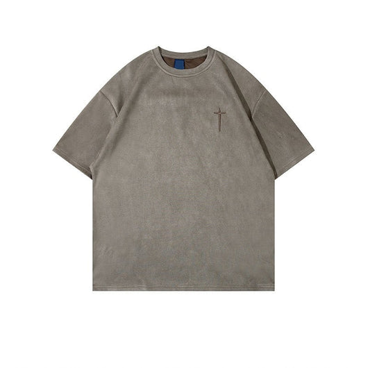 Camiseta Hombre Alfabeto Retro Bordado - Image 21