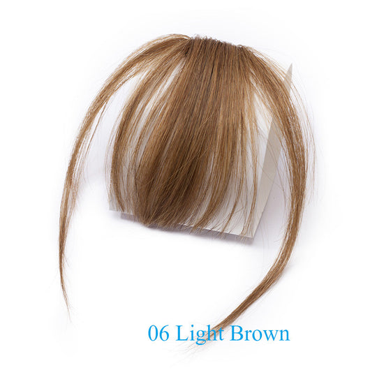 Flequillo Postizo Invisible Tejido a Mano - Reparación Natural del Rostro - Image 14
