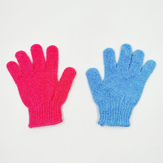 Guantes de Baño Exfoliantes de Cinco Dedos en Colores Vivos - Image 19