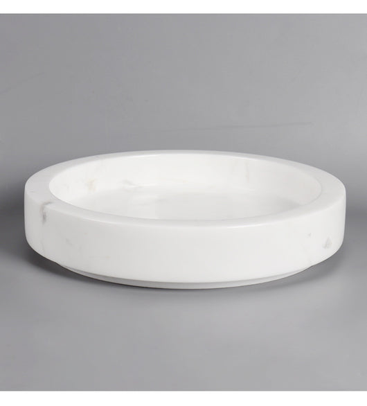 Mesa de Té Chino con Borde de Mármol y Maceta de Flores Eternas Simuladas - Image 23