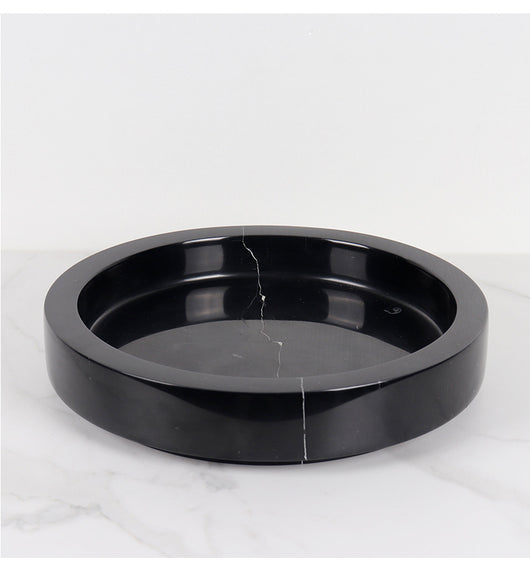 Mesa de Té Chino con Borde de Mármol y Maceta de Flores Eternas Simuladas - Image 24