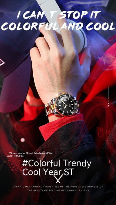 Reloj Mecánico con Pulsera de Acero - Image 9