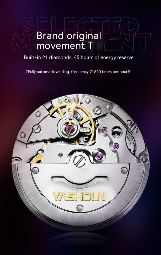 Reloj Mecánico con Pulsera de Acero - Image 12