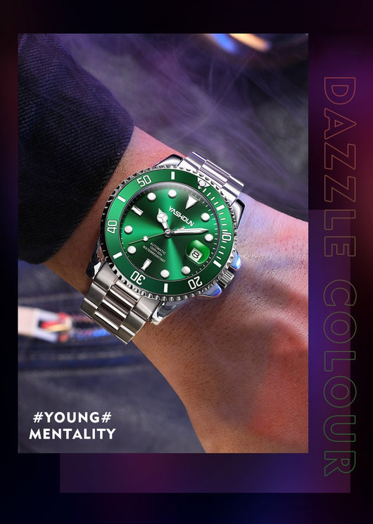 Reloj Mecánico con Pulsera de Acero - Image 15