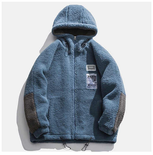 Abrigo de Invierno Acolchado con Forro de Lana de Cordero para Hombre - Image 8