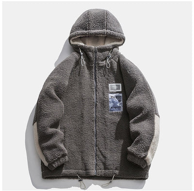 Abrigo de Invierno Acolchado con Forro de Lana de Cordero para Hombre - Image 12