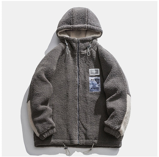 Abrigo de Invierno Acolchado con Forro de Lana de Cordero para Hombre - Image 12