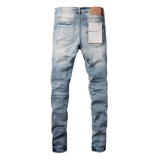 Jeans Azules Estilo Urbano Americano con Parches - Image 8