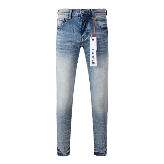 Jeans Azules Estilo Urbano Americano con Parches - Image 11