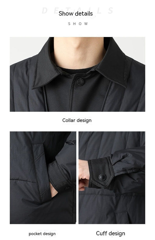 Chaqueta de Plumas Ligera para Hombre - Casual y Versátil - Image 22
