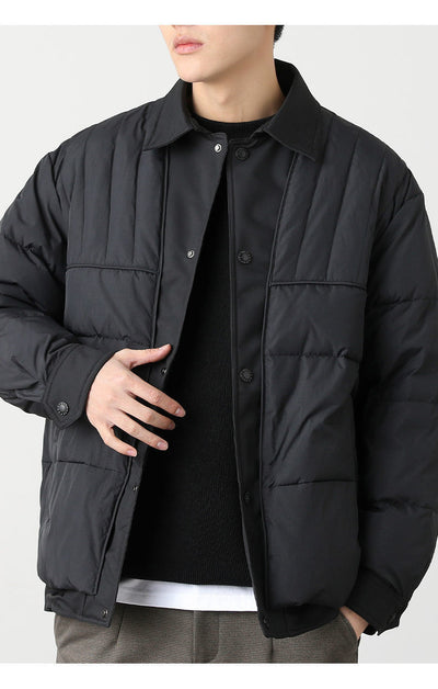 Chaqueta de Plumas Ligera para Hombre - Casual y Versátil - Image 26