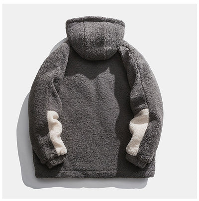 Abrigo de Invierno Acolchado con Forro de Lana de Cordero para Hombre - Image 23