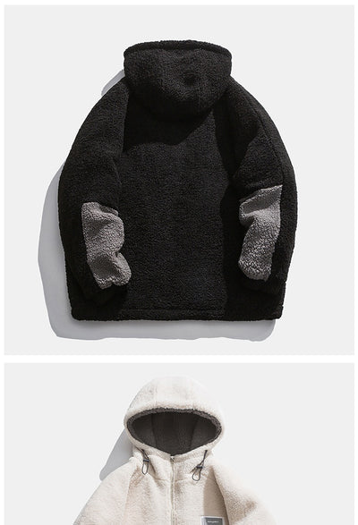 Abrigo de Invierno Acolchado con Forro de Lana de Cordero para Hombre - Image 27