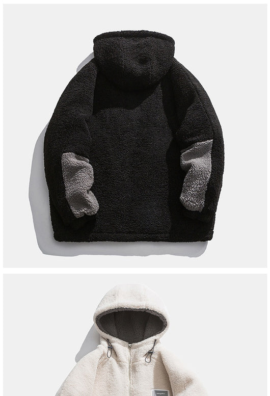 Abrigo de Invierno Acolchado con Forro de Lana de Cordero para Hombre - Image 27