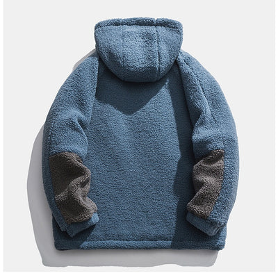 Abrigo de Invierno Acolchado con Forro de Lana de Cordero para Hombre - Image 30