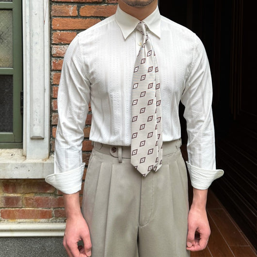 Camisa de Manga Larga a Rayas Seersucker Transpirable - Image 13