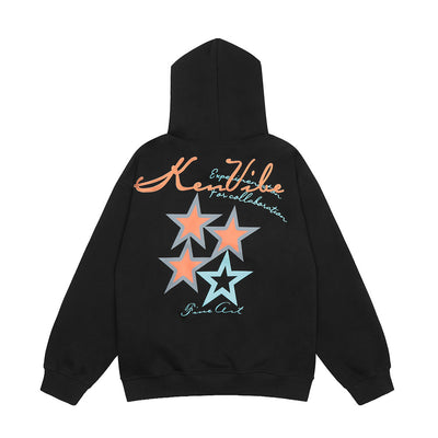 Sudadera Hoodie Suelta con Bordado de Diseño y Forro Polar para Hombre - Image 21