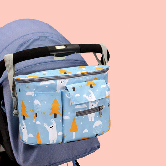 Organizador de Cochecito Bebé - Bolsa Multiusos con Gran Capacidad y Portabiberones - Image 16