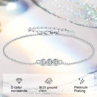 Pulsera de Plata 925 Estilo Ins con Diamantes - Diseño Minimalista y Elegante - Image 15