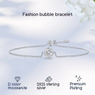 Pulsera de Plata 925 Estilo Ins con Diamantes - Diseño Minimalista y Elegante - Image 26