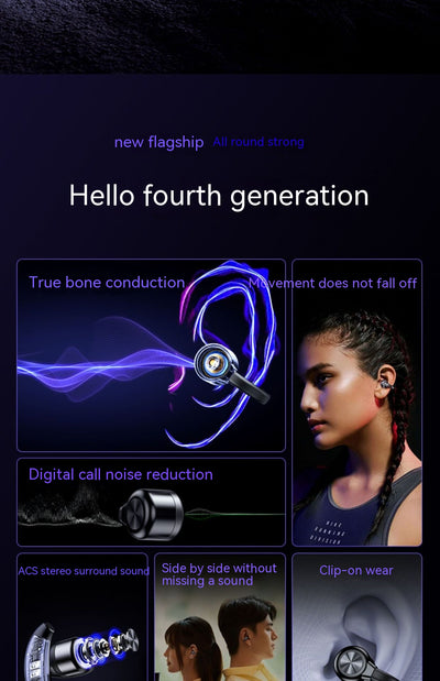 Audífonos de Conducción Ósea GW1 - Bluetooth Inalámbricos con Clip - Image 31