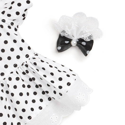 Vestido Princesa para Perro con Lunares Blanco y Negro - Image 17