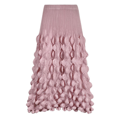 Falda Midi Cintura Alta Reductora de Color Liso - Image 16