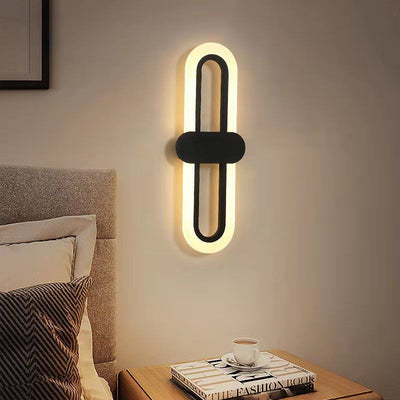 Lámpara LED Ovalada de Acrílico para Pared - Iluminación Moderna de Dormitorio - Image 25