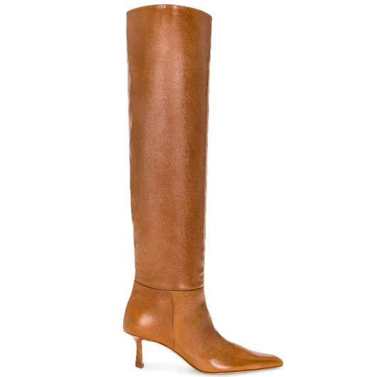 Botas Vaqueras Cuadradas con Tacón Stiletto - Estilo Casual Moderno para Mujer - Image 56