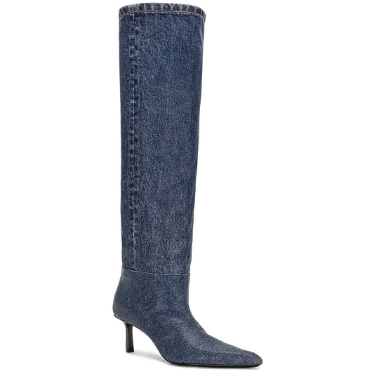 Botas Vaqueras Cuadradas con Tacón Stiletto - Estilo Casual Moderno para Mujer - Image 59