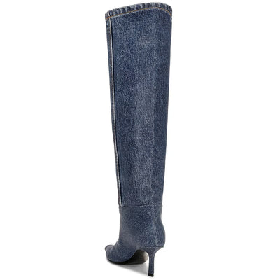 Botas Vaqueras Cuadradas con Tacón Stiletto - Estilo Casual Moderno para Mujer - Image 60