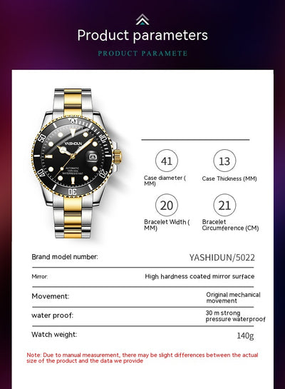 Reloj Mecánico con Pulsera de Acero - Image 24