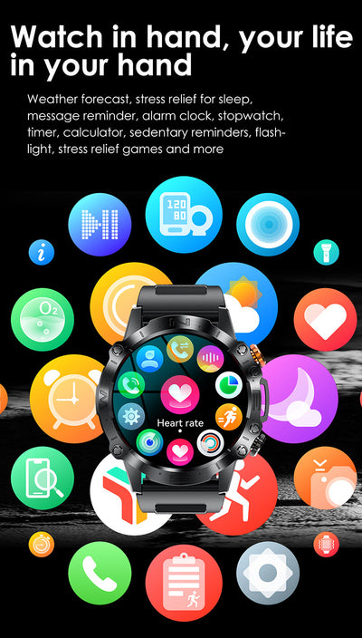 Reloj Deportivo Inteligente K59 con Bluetooth y Batería Extendida - Image 25