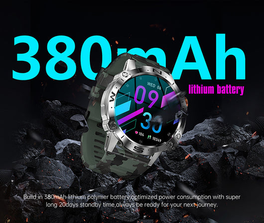 Reloj Deportivo Inteligente K59 con Bluetooth y Batería Extendida - Image 32