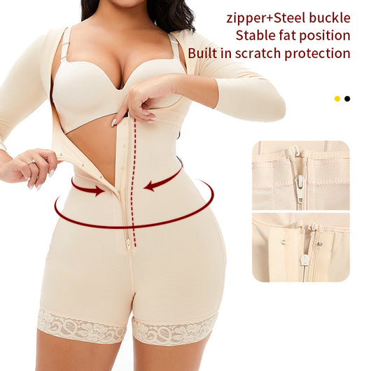 Body Moldeador Talla Grande con Mangas Largas y Cintura Alta - Image 17