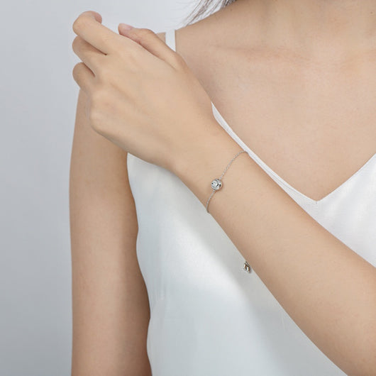 Pulsera de Plata 925 Estilo Ins con Diamantes - Diseño Minimalista y Elegante - Image 39