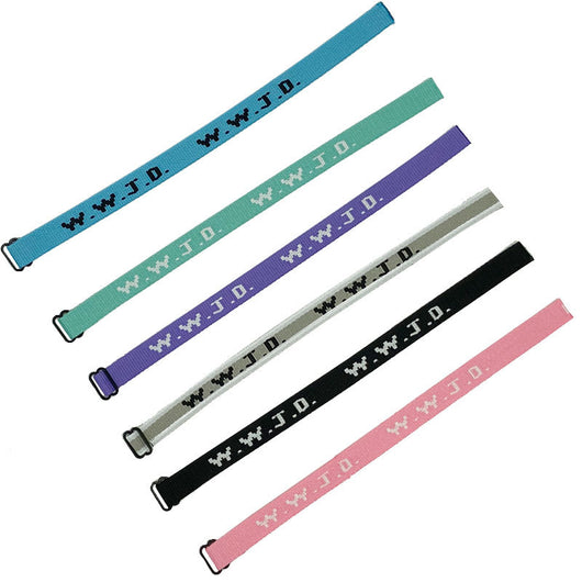 Pulsera Ajustable con Cinta Jacquard Estampada WWJD Unisex - Image 53