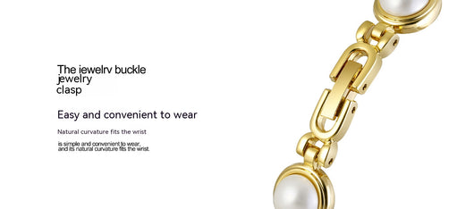 Reloj Pulsera Mujer Lujo Pearl New Light - Diseño Elegante - Image 31