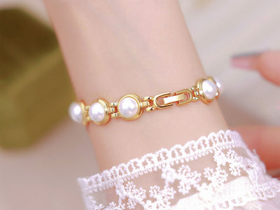 Reloj Pulsera Mujer Lujo Pearl New Light - Diseño Elegante - Image 33