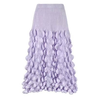 Falda Midi Cintura Alta Reductora de Color Liso - Image 24