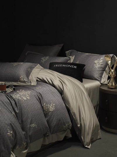 Juego de Cama Retro Algodón Peinado 4 Piezas - Calidez para Otoño e Invierno - Image 35